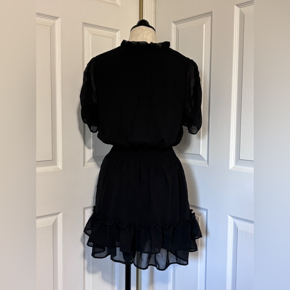 Forever 21 Black Ruffled Dress - Picture 2 of 5